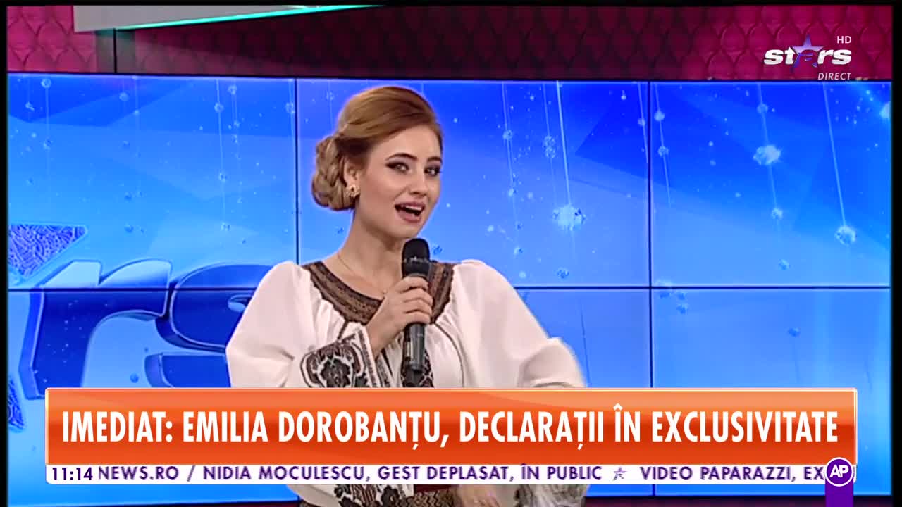 Star Matinal. Emilia Dorobanțu c&acirc;ntă melodia Neica Spr&acirc;ncene șirete