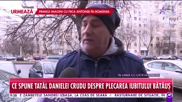 Star Matinal. Cel mai probabil iubitul bătăuș al Danielei Crudu a părăsit Rom&acirc;nia. Tatăl brunetei: Nu știu dacă o să fie pedepsit