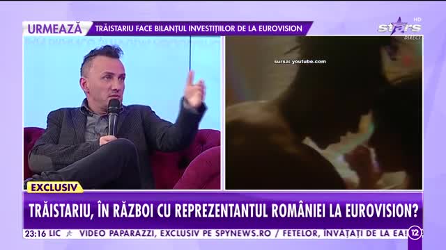 Mihai Trăistariu, în război cu reprezentantul României la Eurovision?