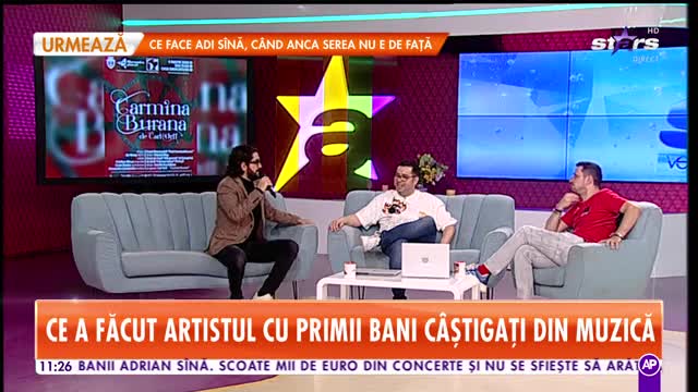 Star Matinal. Cezar Ouatu, dezvăluiri de la &icirc;nceputul carierei: Făceam vocalize cu femeile. Bărbații r&acirc;deau