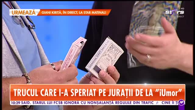 Star Matinal. Cristian Denis, fost concurent la iUmor, trucuri de magie incredibile