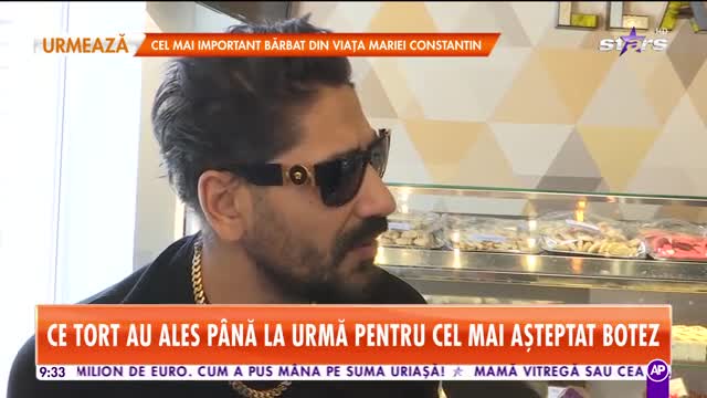 Jimmy Dub &icirc;și botează fetița! Vezi aici tortul micuței Celine Marie!