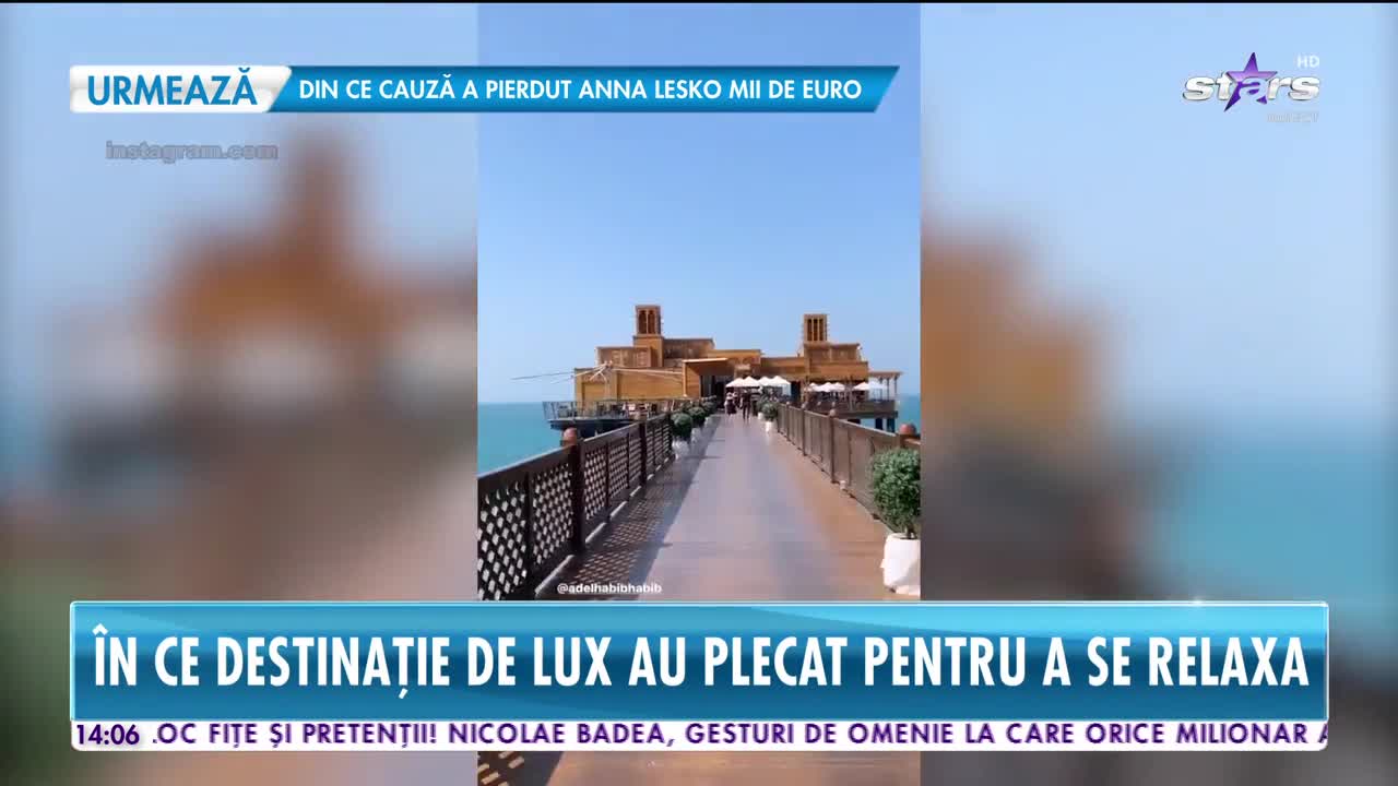 Star News. Adela Popescu şi Radu V&acirc;lcan, vacanță de cinci stele &icirc;n Dubai