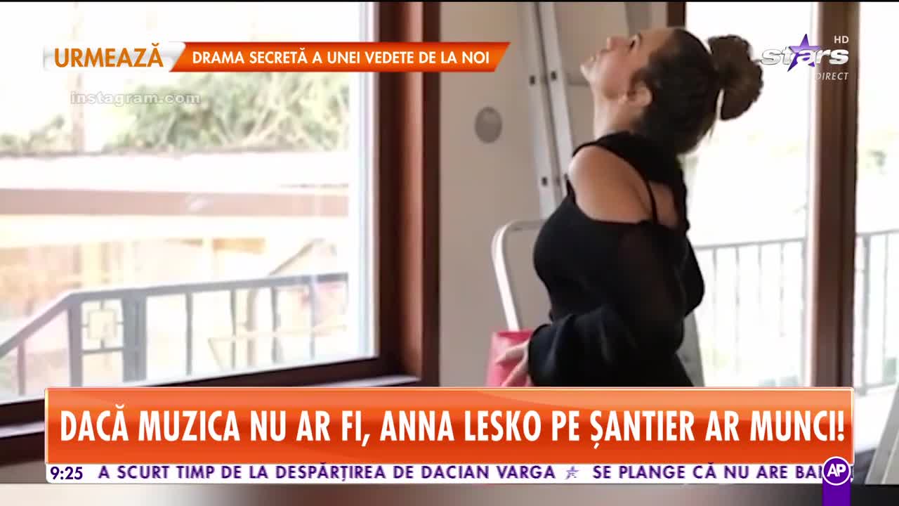 Star Matinal. Dacă muzica nu ar fi, Anna Lesko pe șantier ar munci
