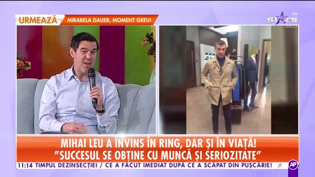 Star Matinal. Mihai Leu, povestea primului rom&acirc;n campion mondial la box profesionist: Familia a fost mereu l&acirc;ngă mine
