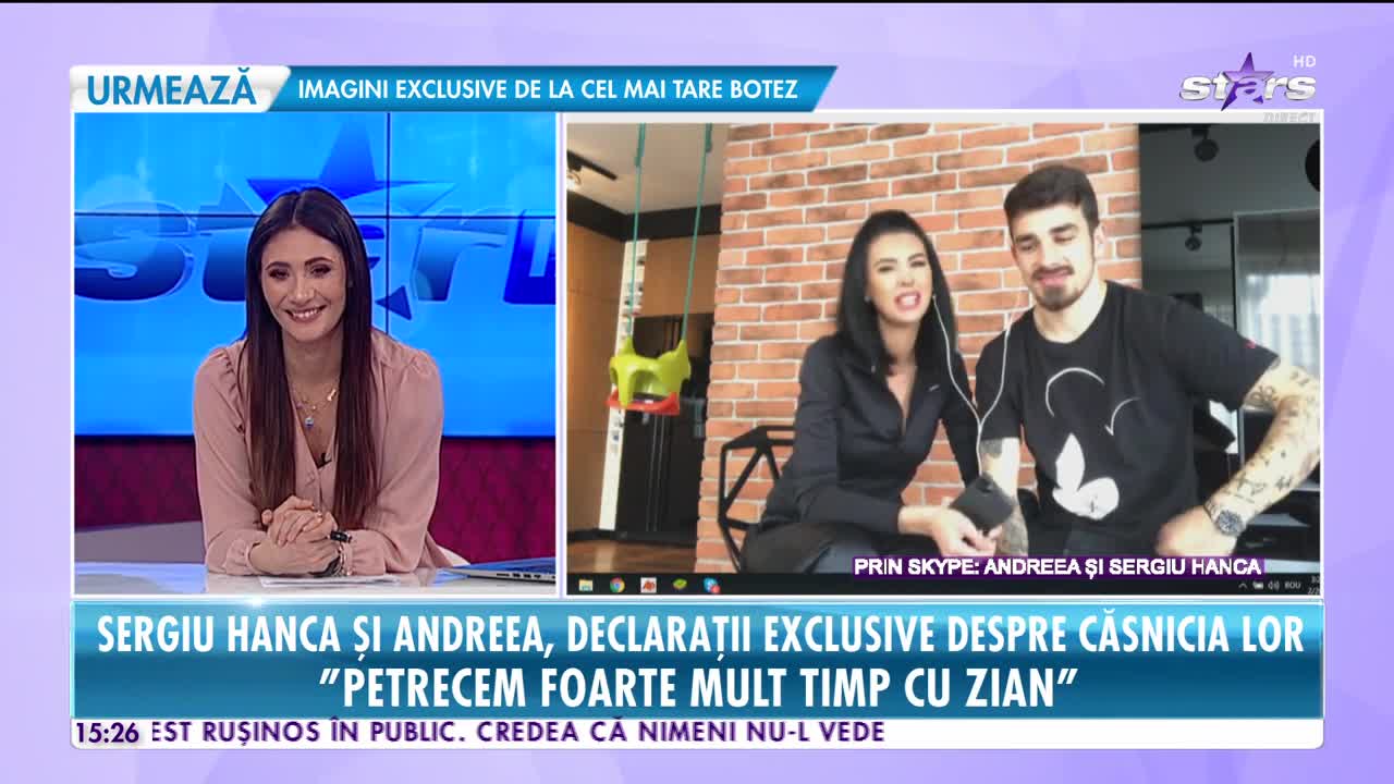 Star News. Sergiu Hanca și Andreea, soția lui, declarații exclusive despre căsnicia lor. Vor deveni din nou părinţi!