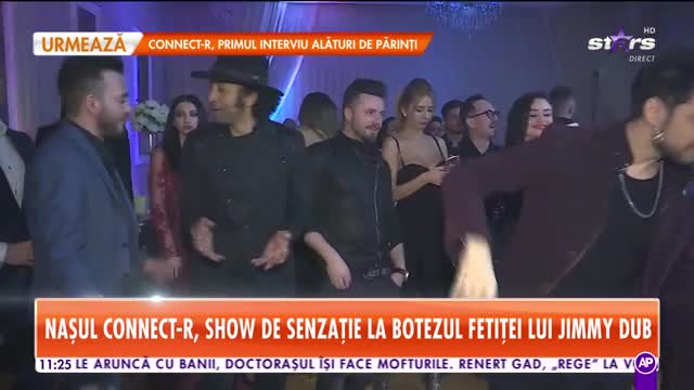Star Matinal. Naşul Connect-R, show de zile mari la botezul fetiţei lui Jimmy Dub