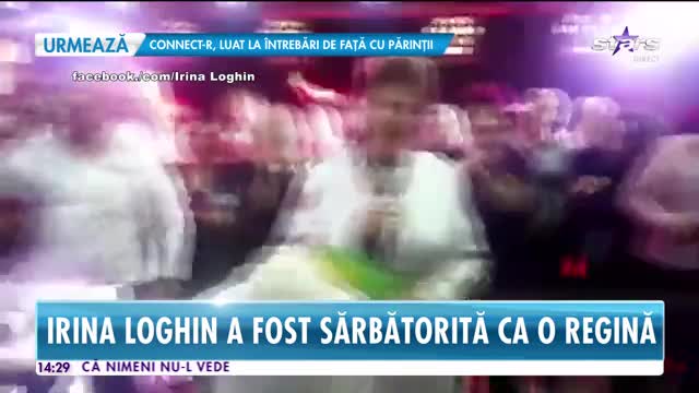 Star News. Irina Loghin, sărbătorită ca o regină. Momentul care a emoționat-o p&acirc;nă la lacrimi