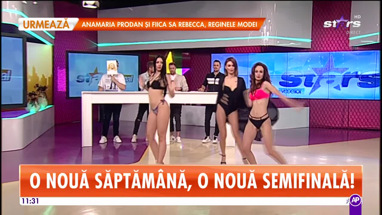 Star Matinal caută asistentă. Proba costumelor de baie