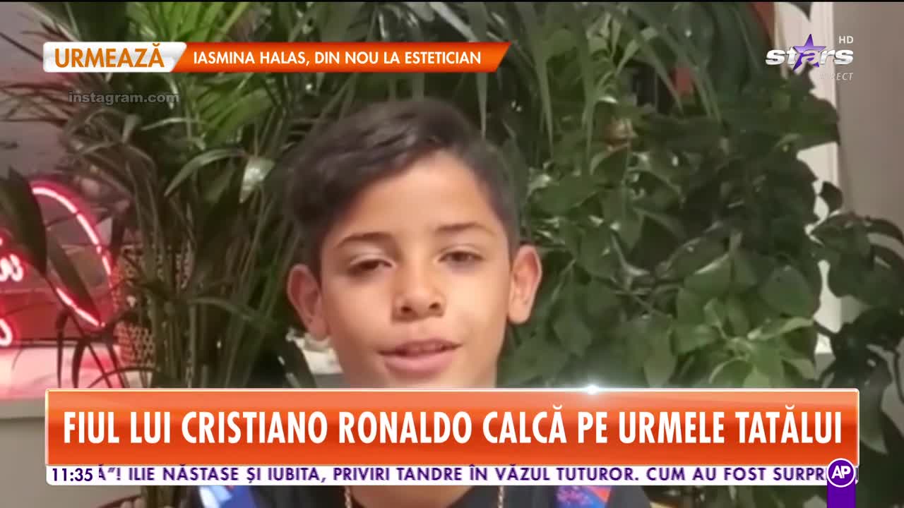 Sport - Star Matinal: Fiul lui Cristiano Ronaldo a ajuns vedeta pe Instagram