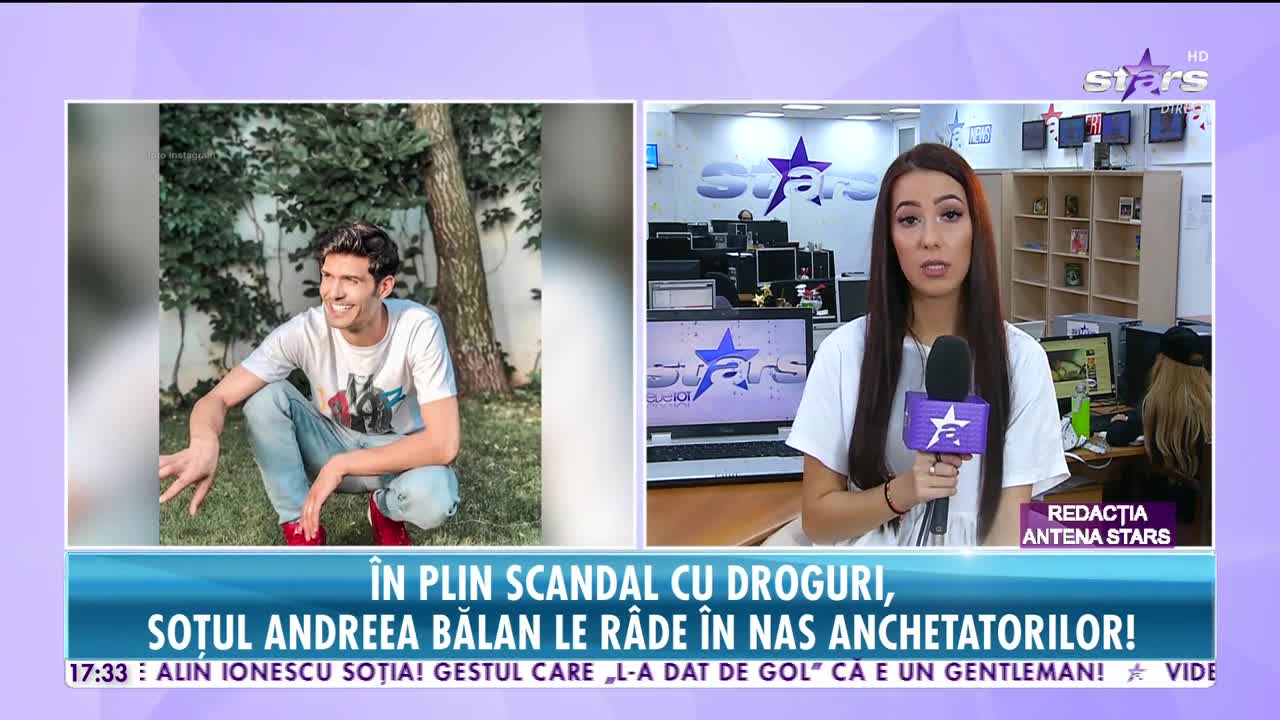 Star News. Soțul Andreei Bălan le r&acirc;de &icirc;n nas procurorilor, după ce a fost prins drogat la volan