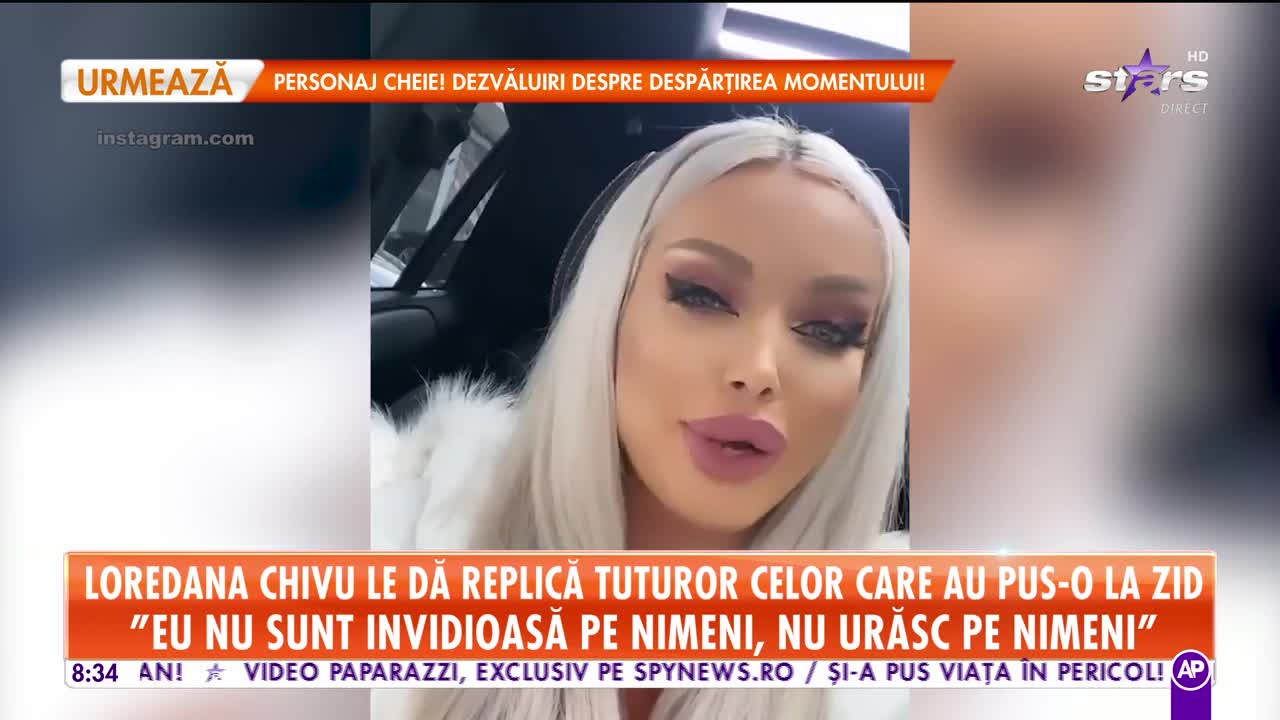 Loredana Chivu le dă replica tuturor celor care au pus-o la zid
