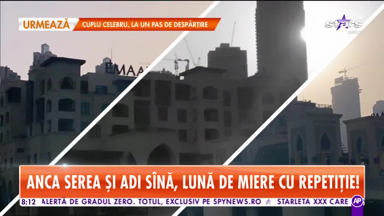 Anca Serea şi Adrian S&icirc;nă, vacanţă fără copii, &icirc;n Dubai