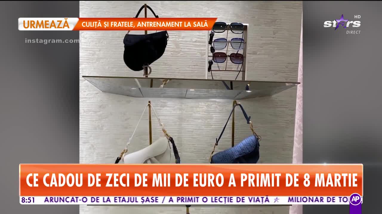 Anna Roman a primit un cadou de zeci de mii de euro de 8 Martie!
