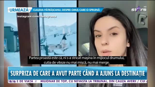 Star News. Ioana Grama şi soţul ei, vacanță cu peripeții. A plecat să se relaxeze, dar a rămas în mijlocul drumului