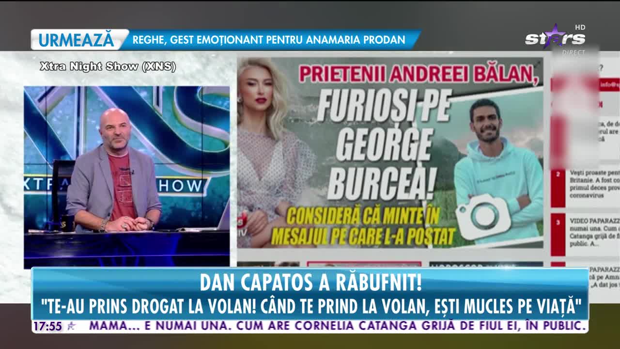 Star News. Dan Capatos, replică dură la adresa lui George Burcea. Prezentatorul TV a răbufnit