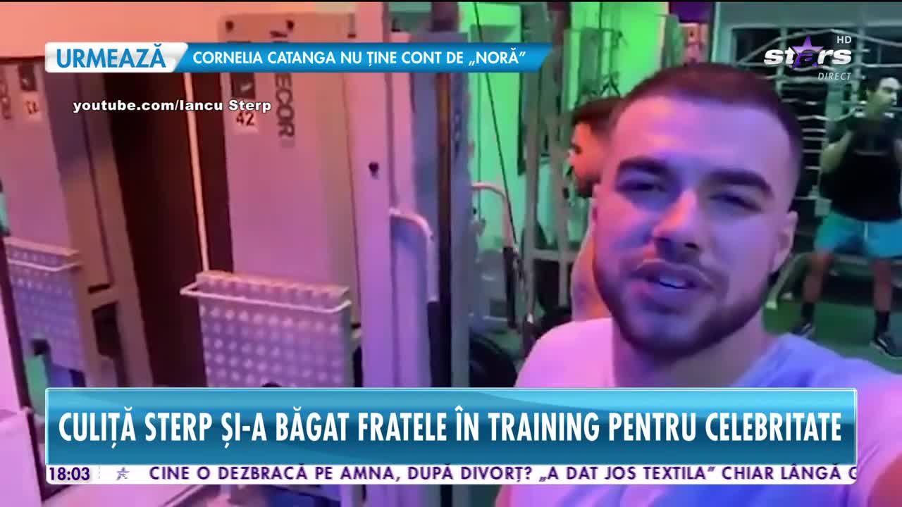 Star News. Culiţă Sterp şi-a băgat frăţiorul în training pentru celebritate