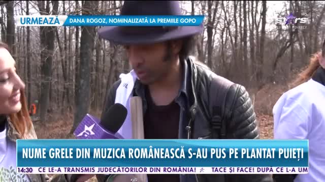 Star News. Nume grele din muzica rom&acirc;nească s-au pus pe plantat puieți