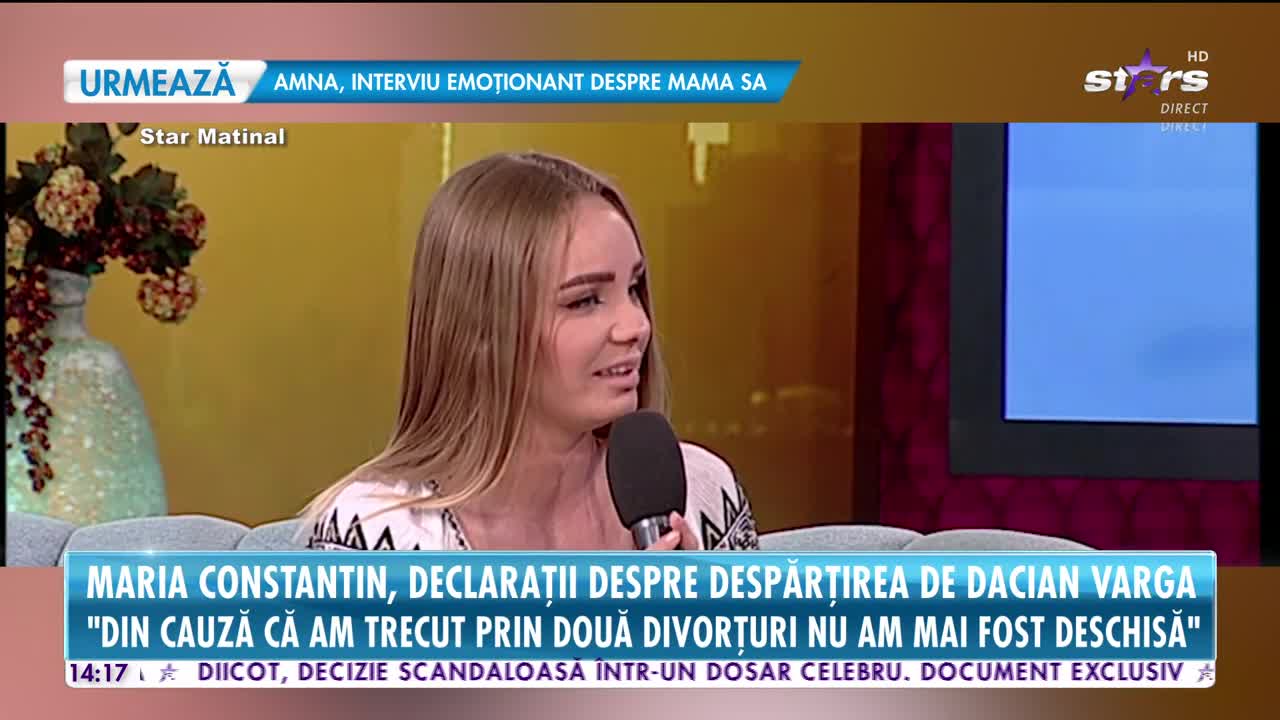 Star News. Dacian Varga, prima apariţie după despărţirea de Maria Constantin