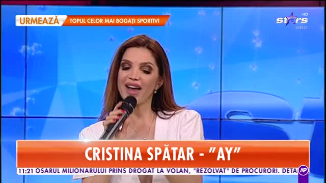 Star Matinal. Cristina Spătar c&acirc;ntă melodia Ay