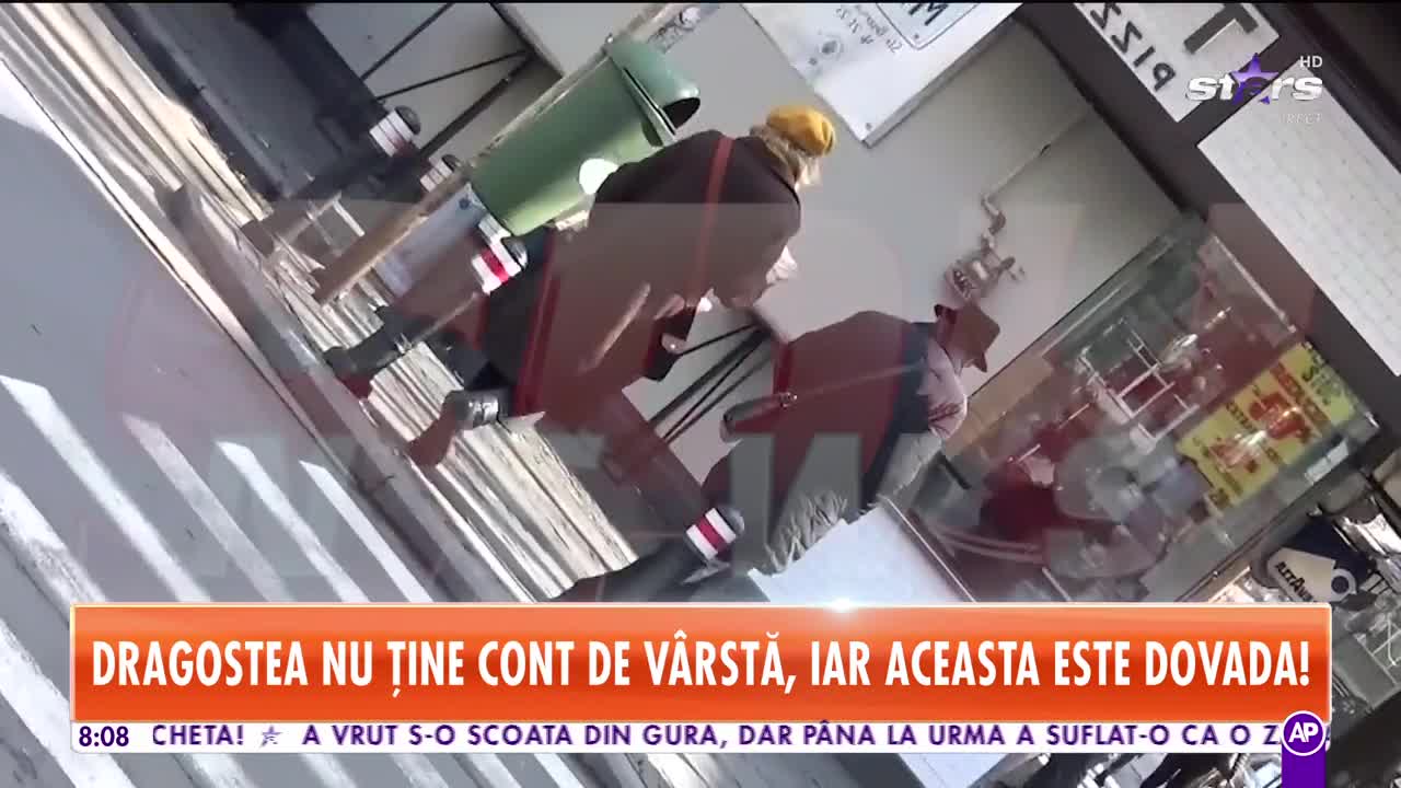 Star Matinal. Actorul Mitică Popescu, alături de o doamnă cochetă