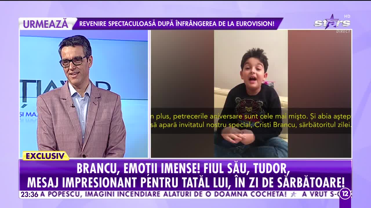 Cristi Brancu, mesaj impresionant de la fiul său, Tudor, în zi de aniversare!