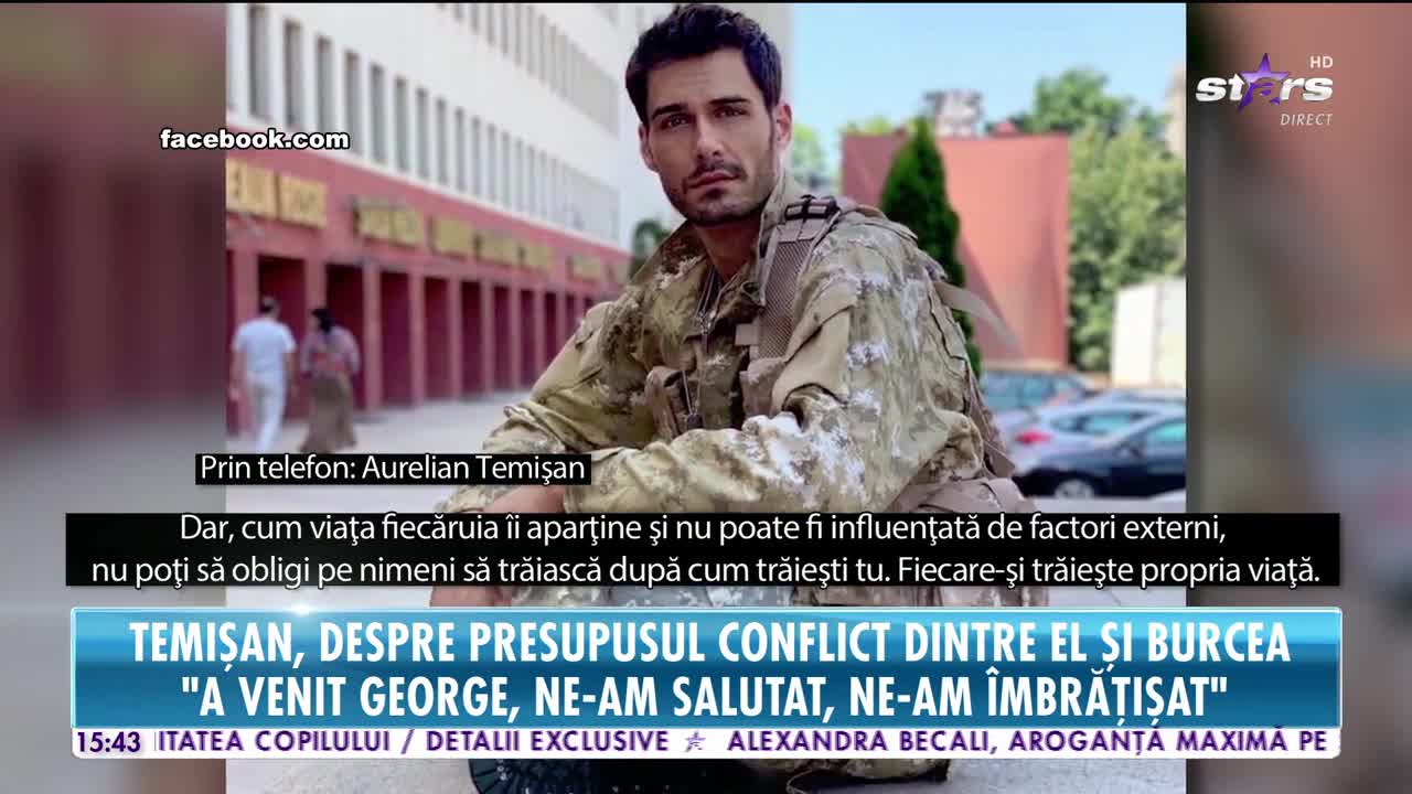 Aurelian Temișan, despre presupusul conflict dintre el și George Burcea