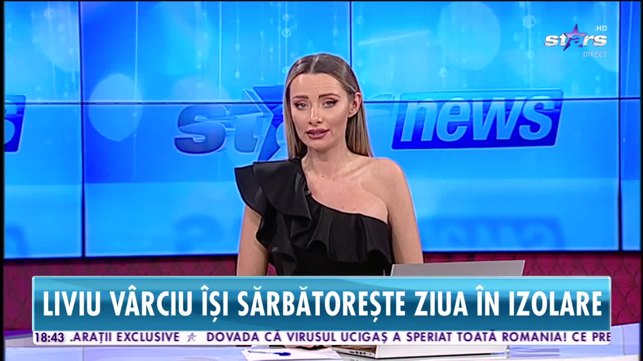 Liviu Vârciu îşi sărbătoreşte ziua din autoizolare