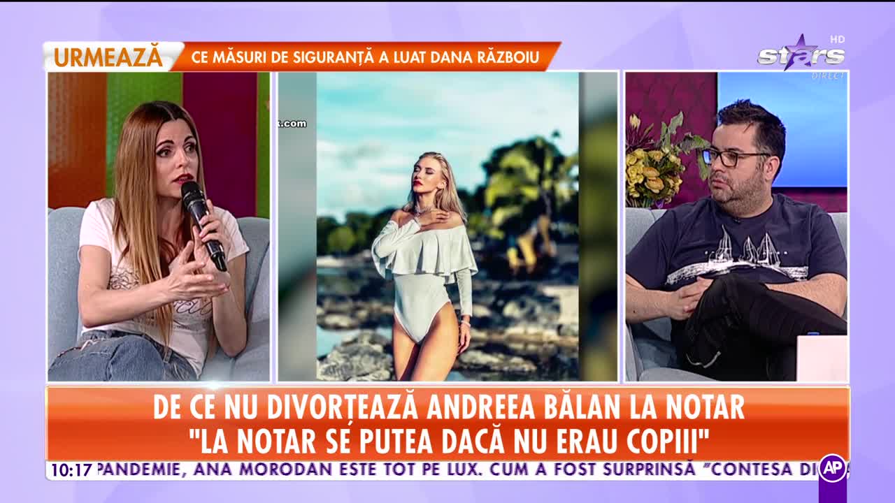De ce nu divorţează Andreea Bălan la notar: "Răm&acirc;nem separaţi &icirc;n fapt şi urmează să depunem actele"
