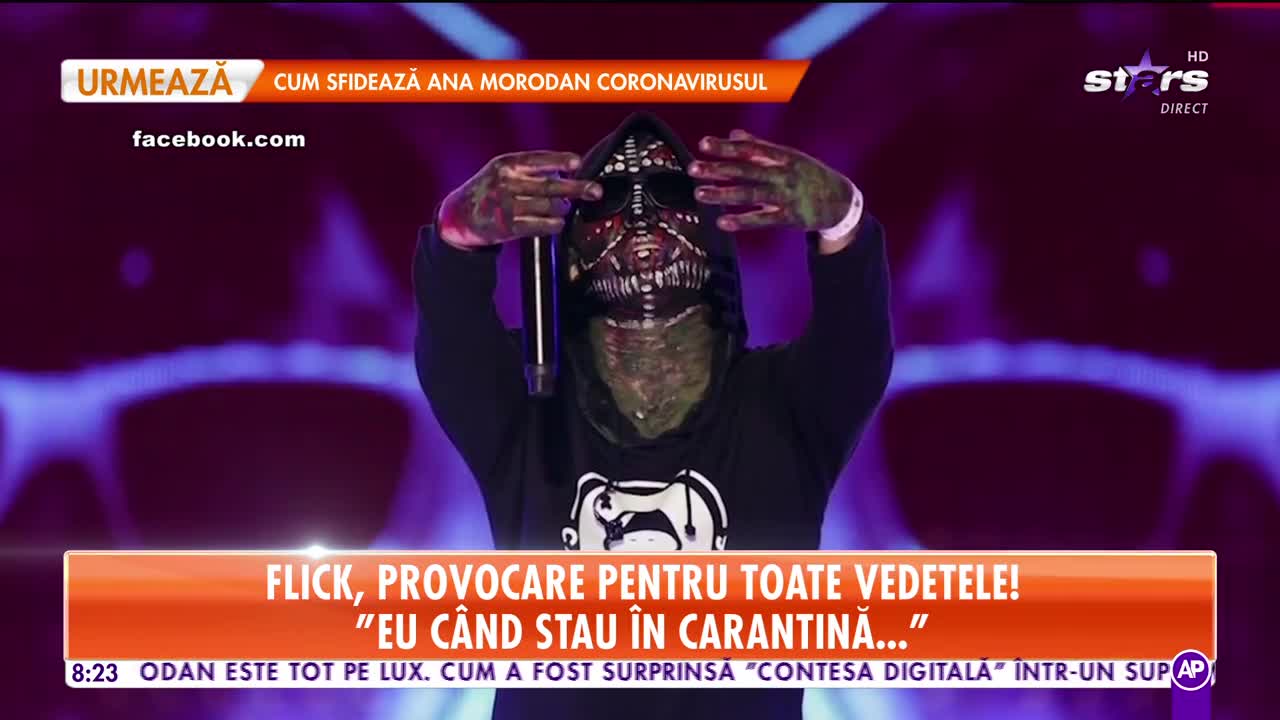Flick, provocare pentru toate vedetele! "Eu cand stau in izolare..."