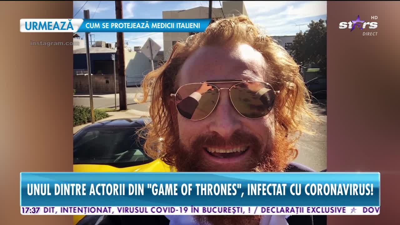 Coronavirus (Covid-19). Unul dintre actorii din Game of Thrones este infectat