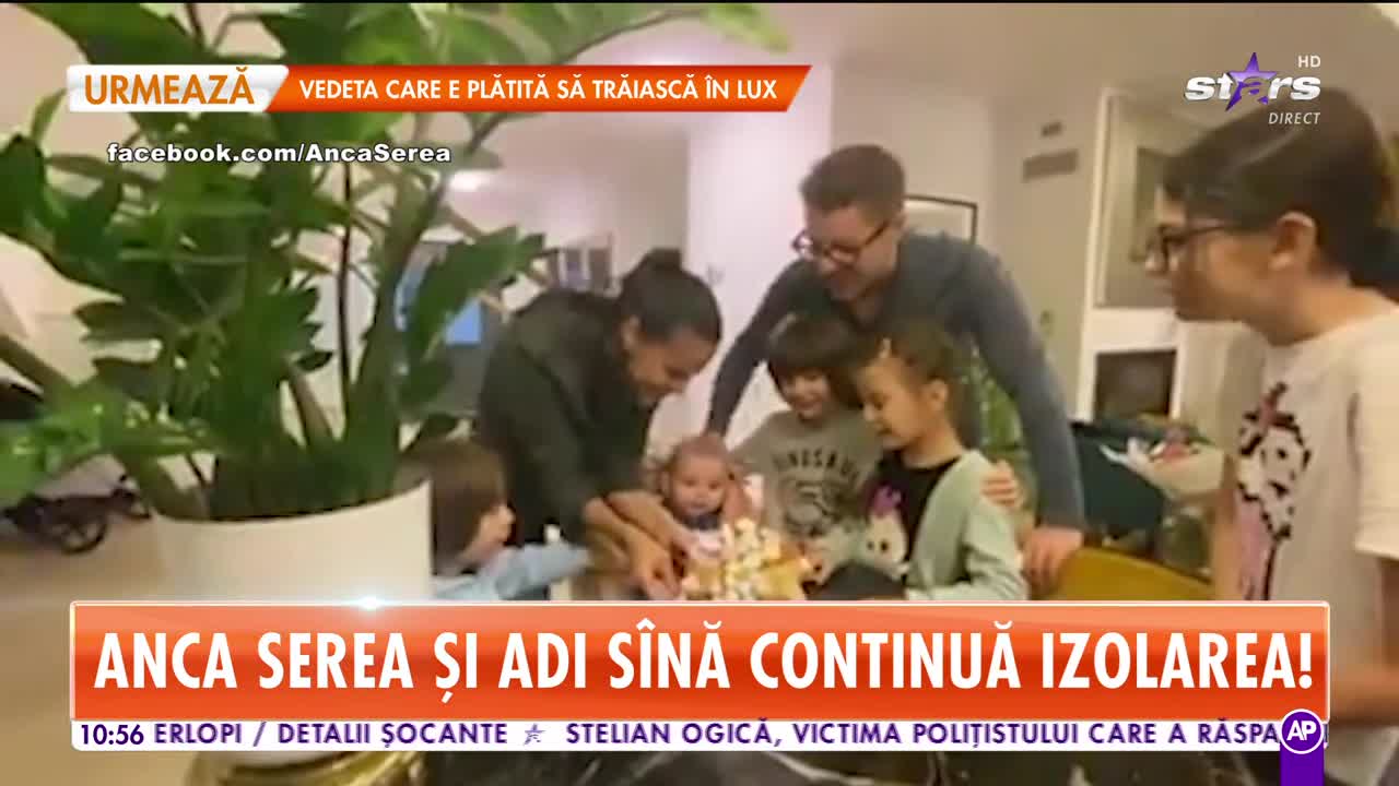 Izolare cu aniversare! Familia Serea-S&icirc;nă a sărbătorit ziua de naştere a micuţei Leah!