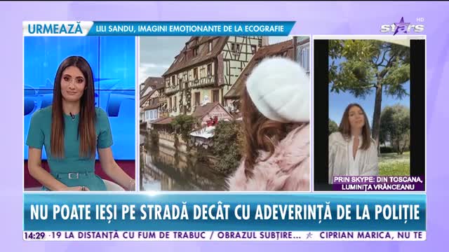 Luminiţa Vrânceanu, izolată în Italia! Nu poate ieşi pe stradă decât cu adeverinţă de la Poliţie