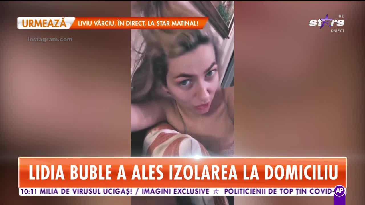 Ce pasiune are Lidia Buble de c&acirc;nd s-a izolat acasă