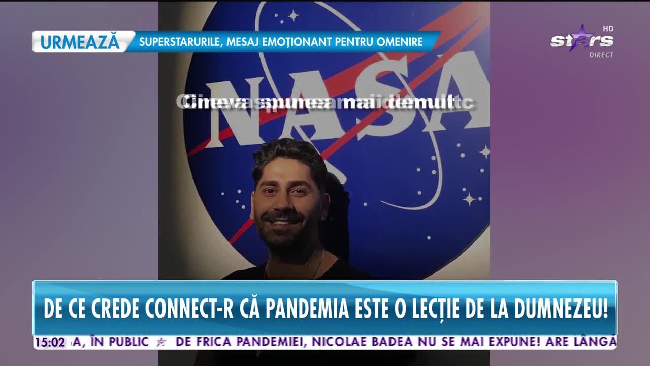 Connect-R crede că pandemia este o lecţie de la Dumnezeu. Mesajul artistului