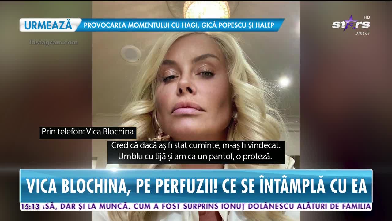 Vica Blochina, pe perfuzii! Ce se întâmplă cu ea