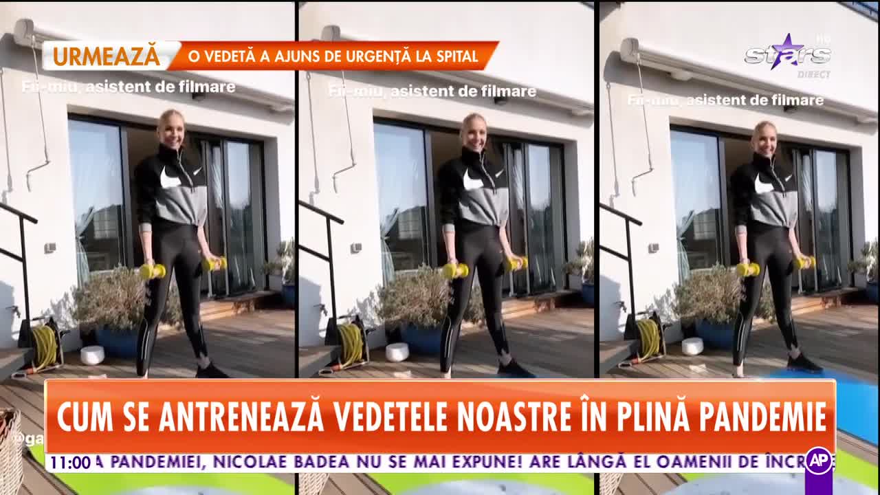 Vedetele nu renunță la sport nici în carantină