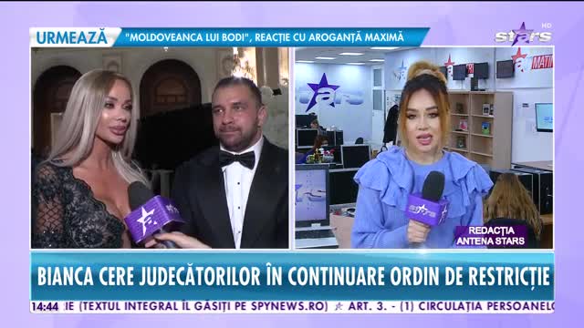 Bianca Drăguşanu cere judecătorilor ordin de restricție împotriva lui Alex Bodi