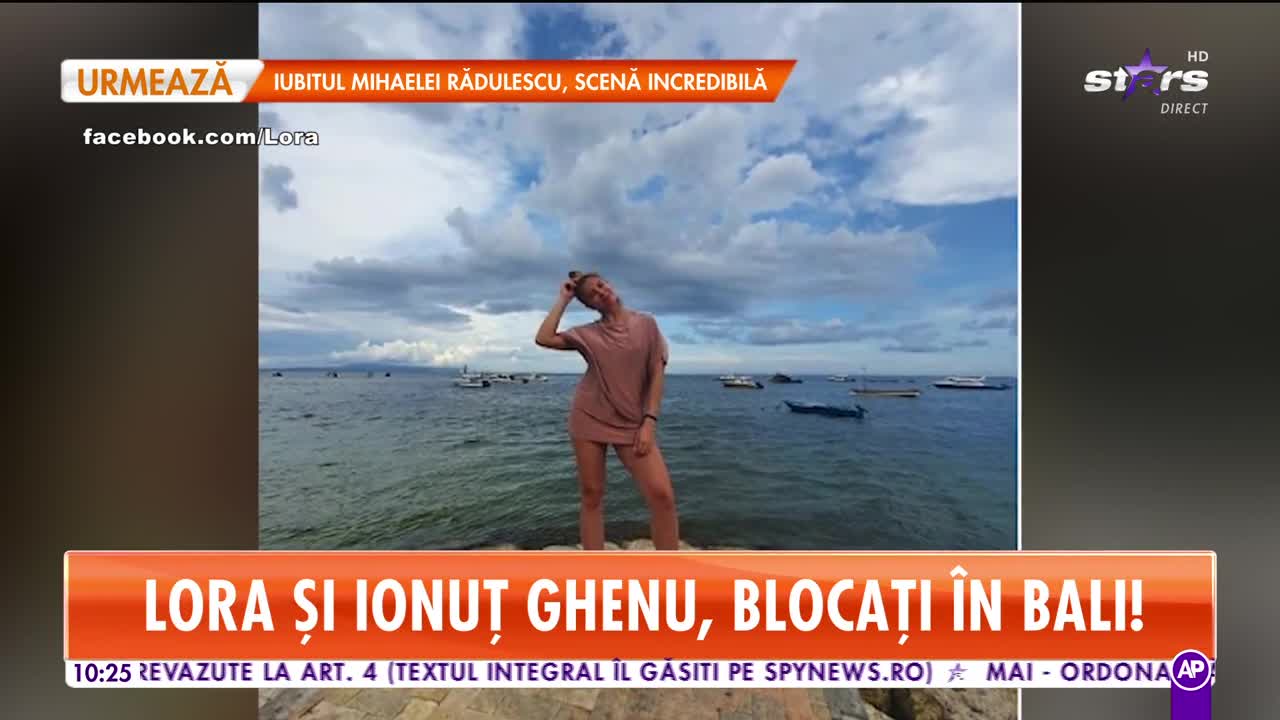 Lora și Ionuț Ghenu, blocați &icirc;n Bali! Au vrut să se &icirc;ntoarcă, dar toate aeroporturile au fost &icirc;nchise