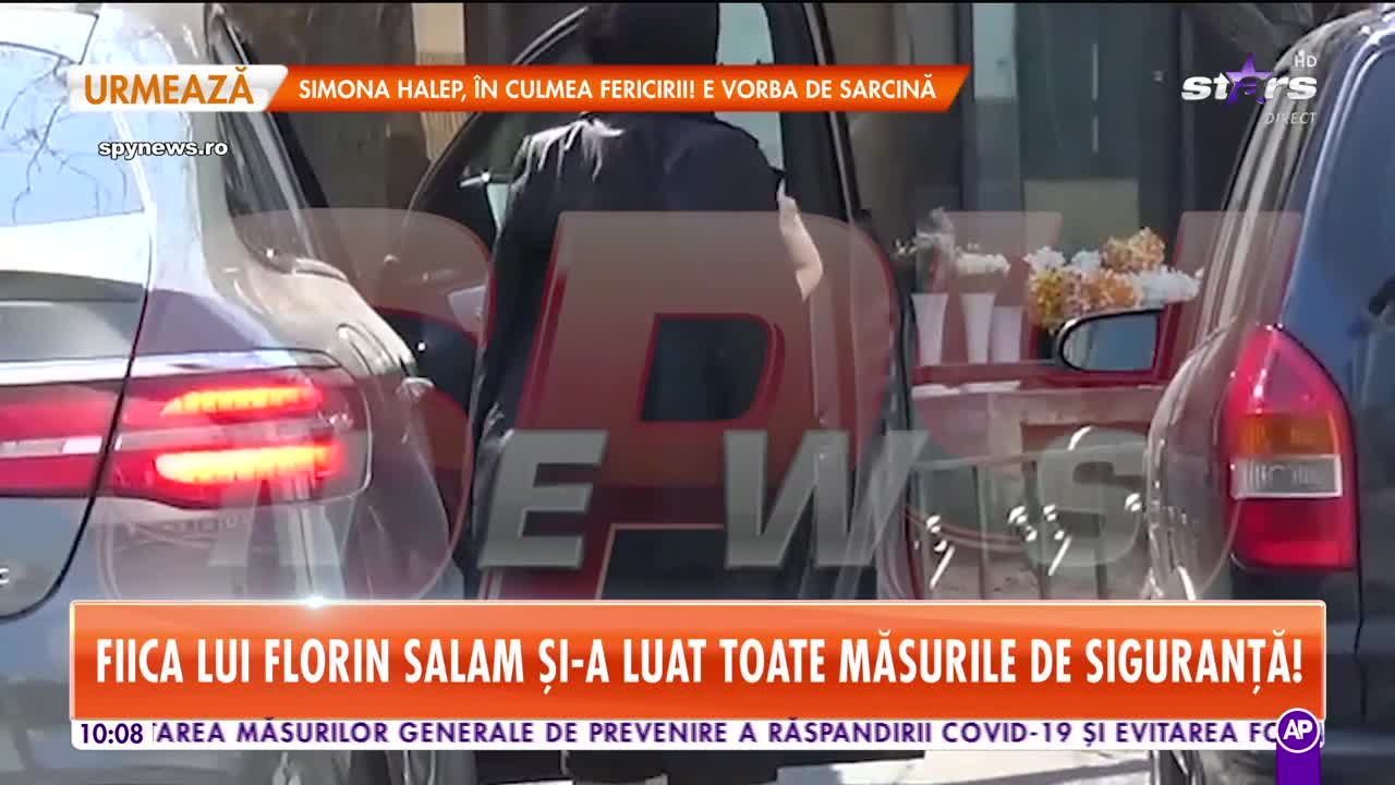 Fiica lui Florin  Salam &icirc;și ia toate măsurile de siguranță c&acirc;nd iese din casă