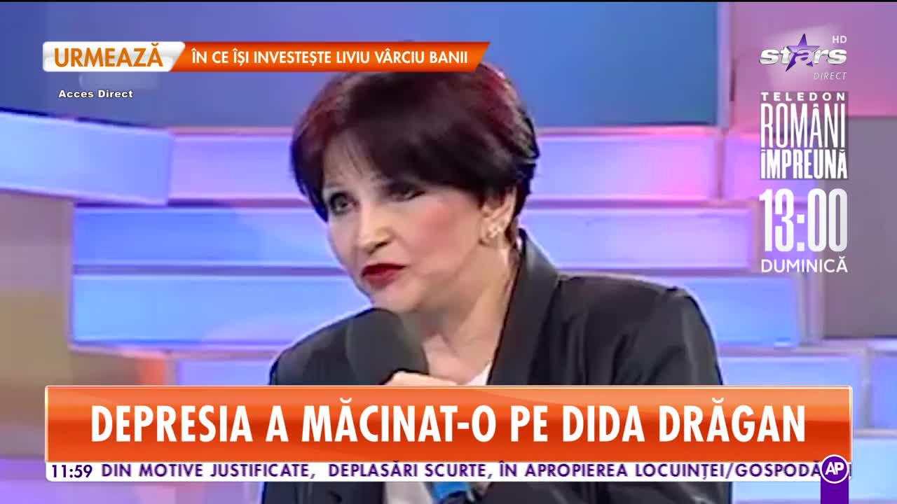Dida Drăgan a primit lovituri dure şi a picat &icirc;n depresie!