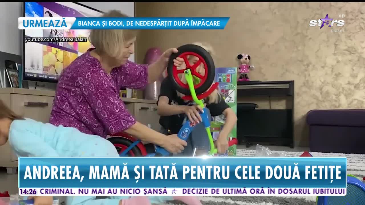 Andreea Bălan, mamă şi tată pentru fiicele ei!