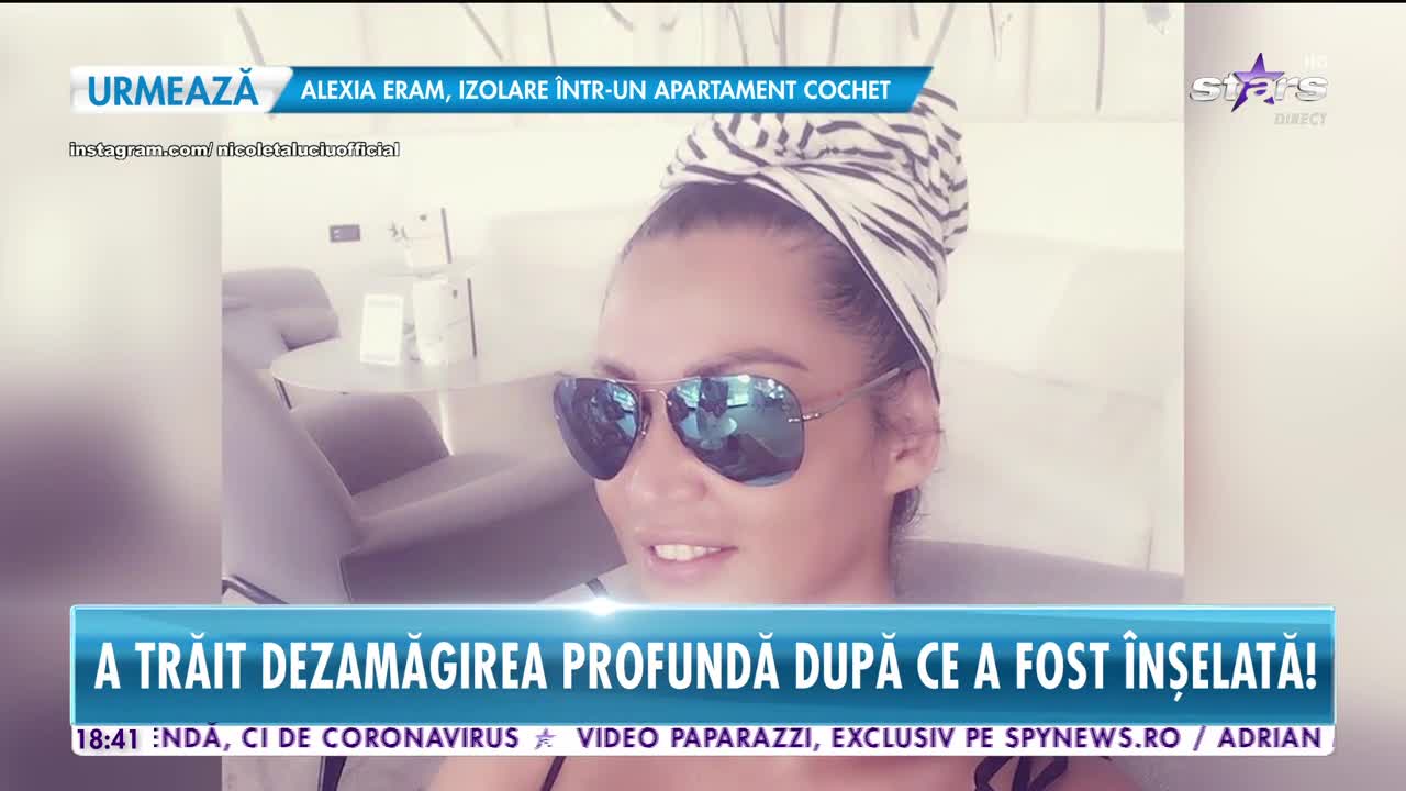 Cum îşi ţine Nicoleta Luciu soţul lângă ea