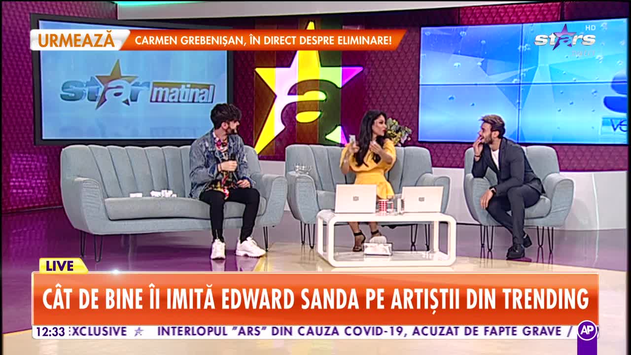 Edward Sanda, probă de foc. Iată c&acirc;t de bine &icirc;i imită pe artiștii din trending