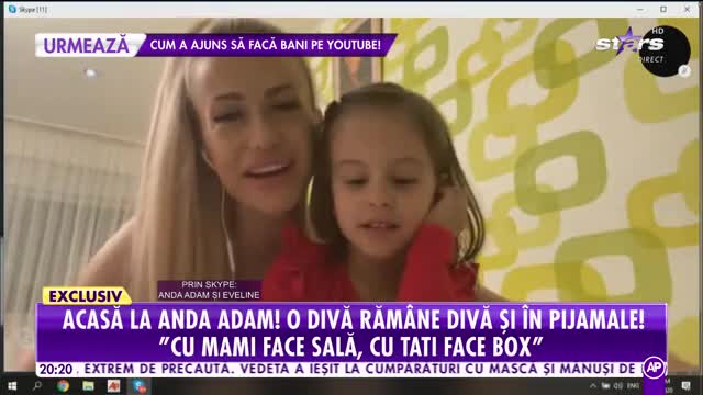 Acasă la Anda Adam! O divă rămâne divă și în pijamale