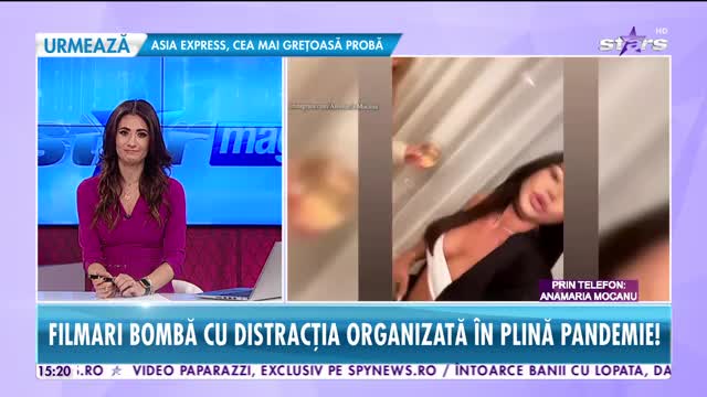 Anamaria Mocanu a trecut peste lege şi a făcut mare petrecere de ziua ei!