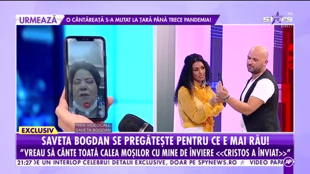 Ce va face Saveta Bogdan în noaptea de Înviere