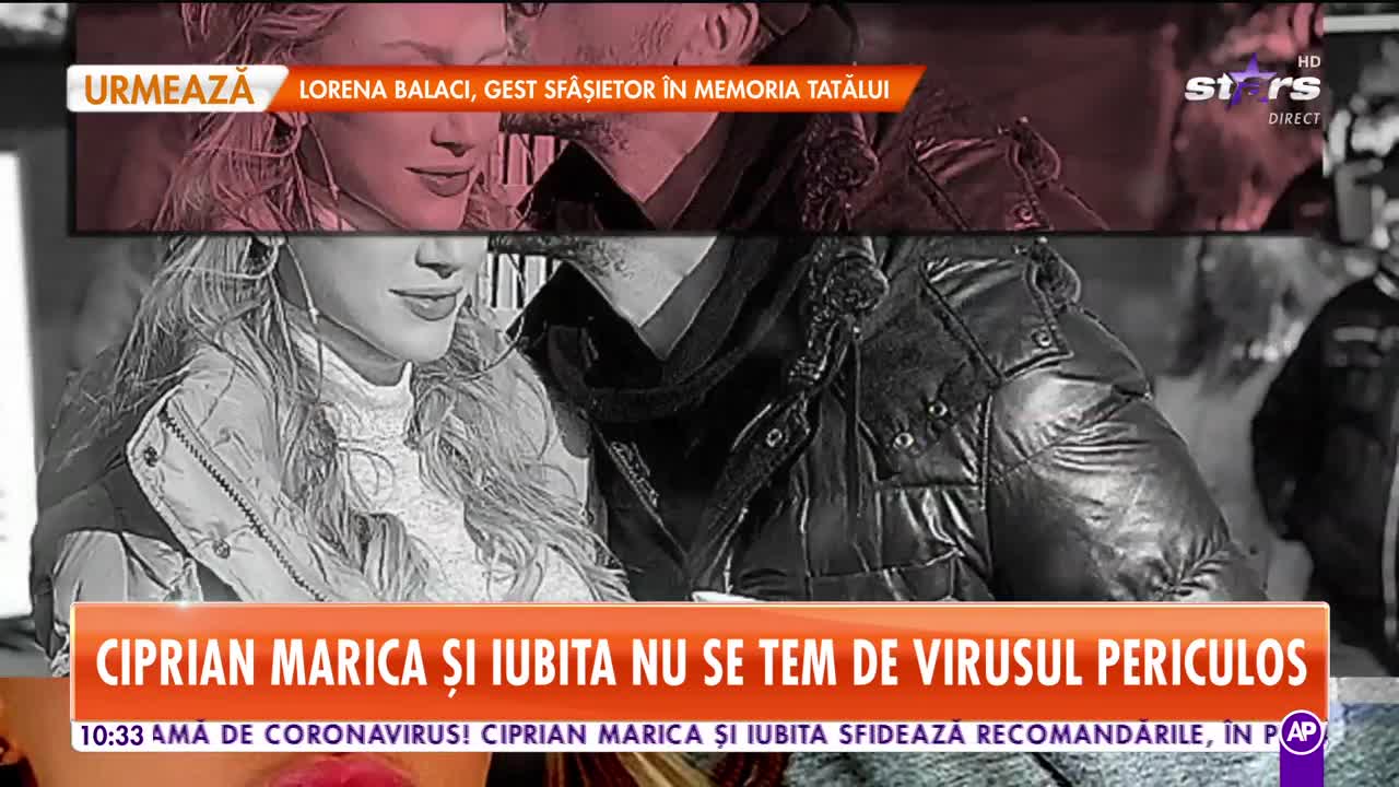 Ciprian Marica și iubita au sfidat recomandările