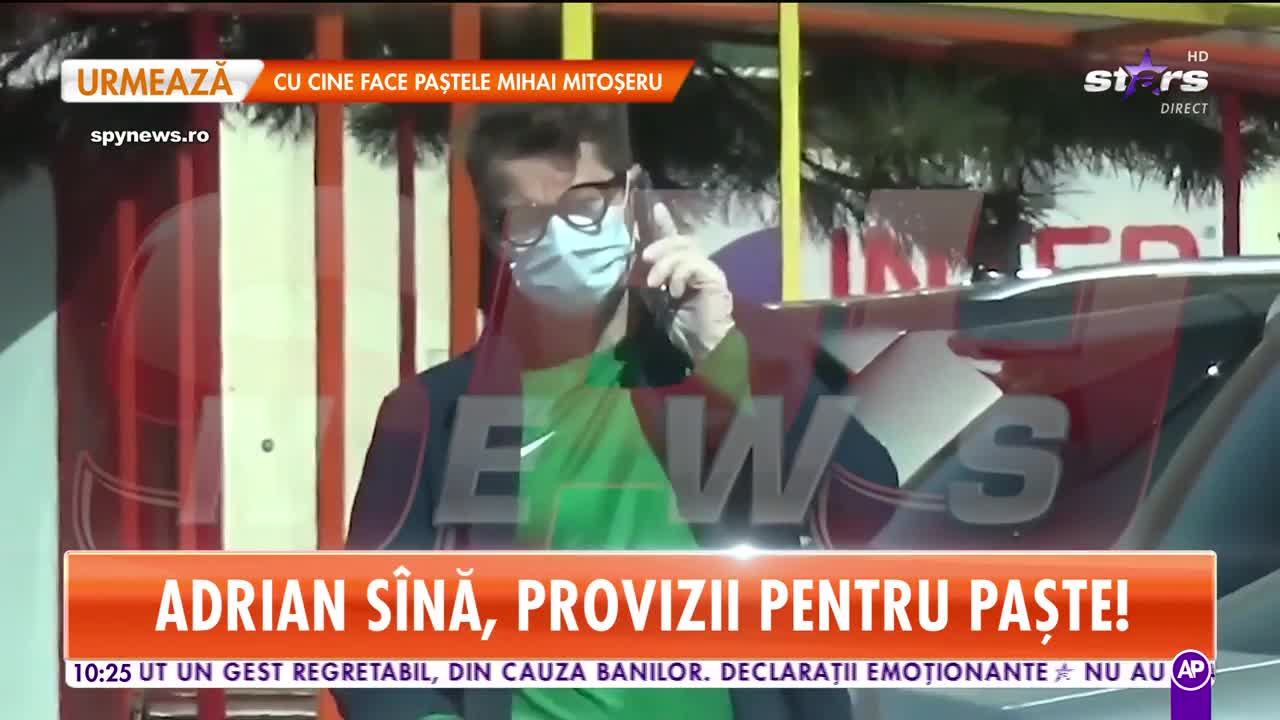 Adi S&acirc;nă, provizii serioase pentru Paşte
