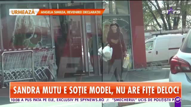 Sandra Mutu face cumpărăturile ca o mămică responsabilă